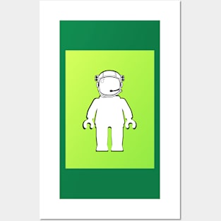 Banksy Style Astronaut Minifig  Customize My Minifig Posters and Art